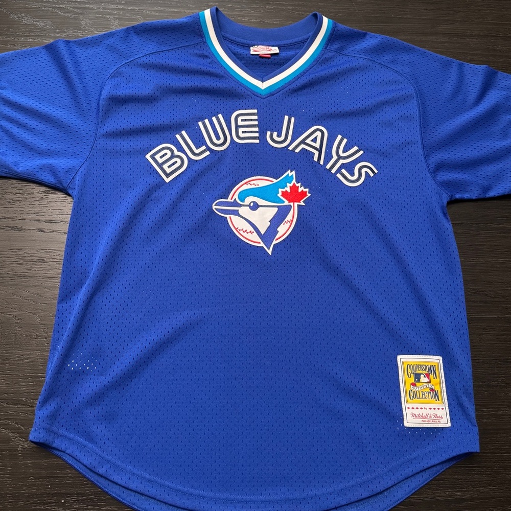 Mitchell & Ness Blue Jays Blue Jersey